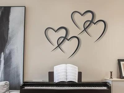 Intertwined Hearts Wall Decor