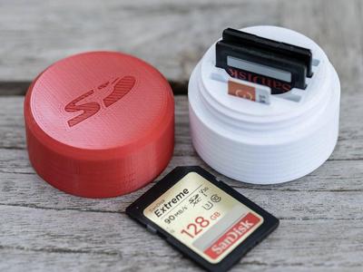 PILLBOX SD Card Holder