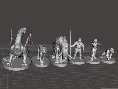 Printable Game Material for Kwanchai's Neolithic Ops