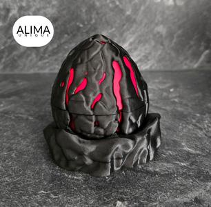 Vulcanic dragon egg + night light