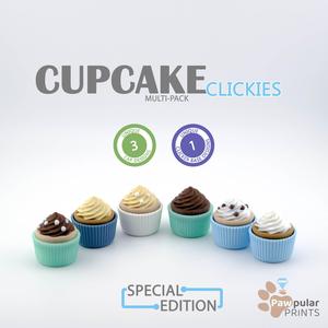 Cupcake Clickies! Multi-Pack - Fidget Keychain [Personal Use Only]