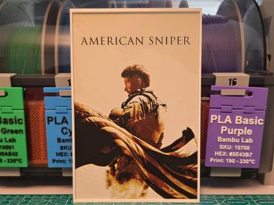 American Sniper Movie Poster - Hueforge Art