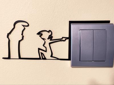 Funny Light Switch Gadget – La Linea Balum 54