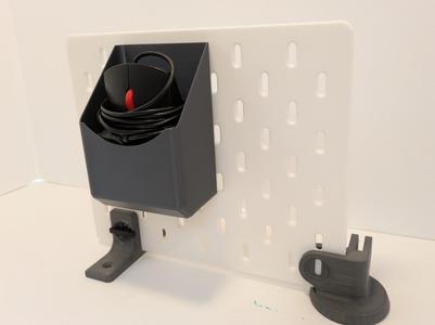 IKEA Skadis Mouse & Tech Bin – Minimal Filament