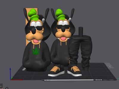 Urban Goofy Black Drip Chill Mode 
