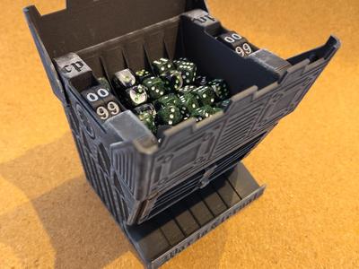 Dice Dispencer, Sorter and Travel Vault - 12mm D6