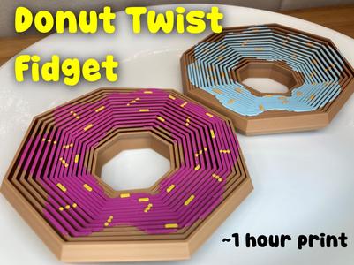 Donut Octagon Twist Fidget Toy (Doughnut)