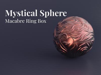 Mystical Sphere - Print in Place Ring Box