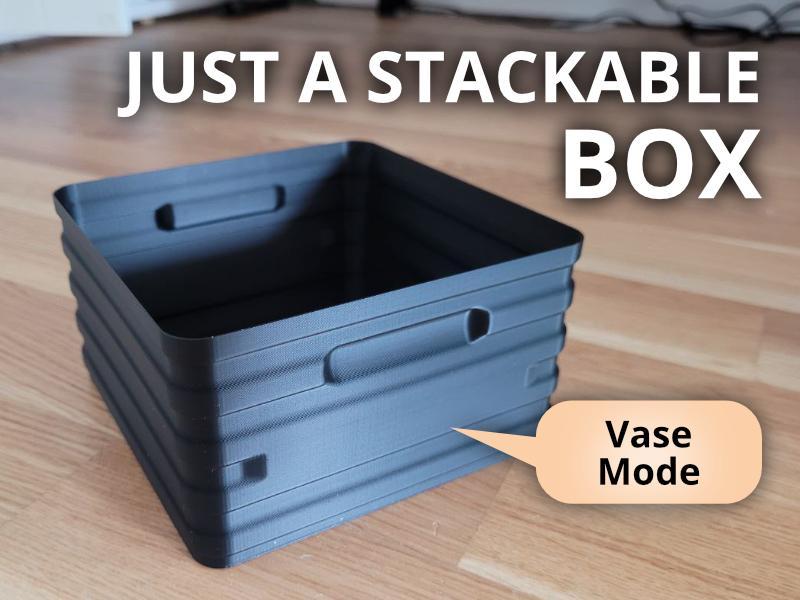 Just a Stackable Box (Vase Mode)