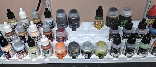 Magnetic Modular Paint Rack Station