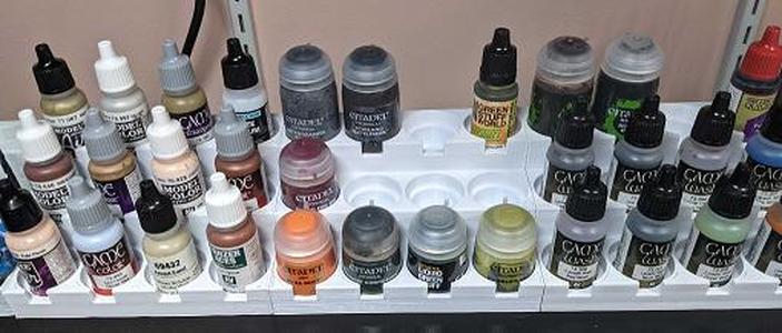 Magnetic Modular Paint Rack Station