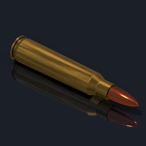 5.56mm X 45mm NATO Bullet