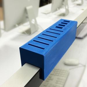 IMAC holder/organizer for USB drives and SD cards