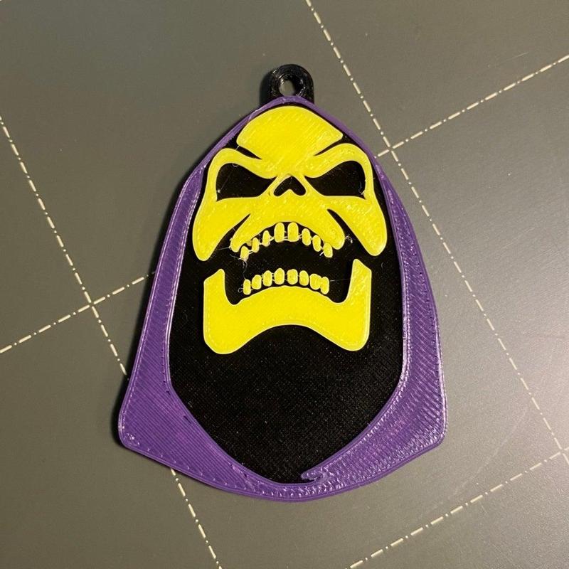 Skeletor Keychain