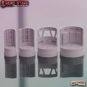 Hero-Stand Display Plinths - Galactic Destroyer (Round)