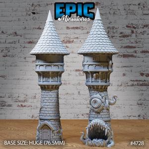 Mimic Tower / Covering Defense Construction Creature / Border Building Equipment / Hidden Trap / Trickster Army Item / Siege Servan / Dungeon Area Decoration / Shapechanger Encounter