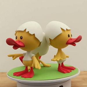 The three little ducks...