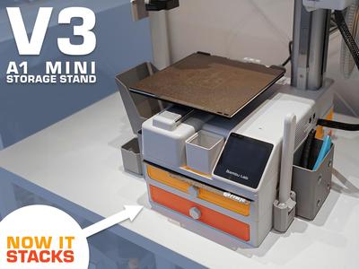 A1 Mini - Stackable Storage Stand V3