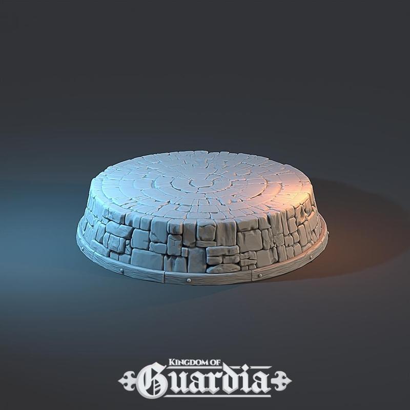 Kingdom of Guardia - Round Miniature Displays