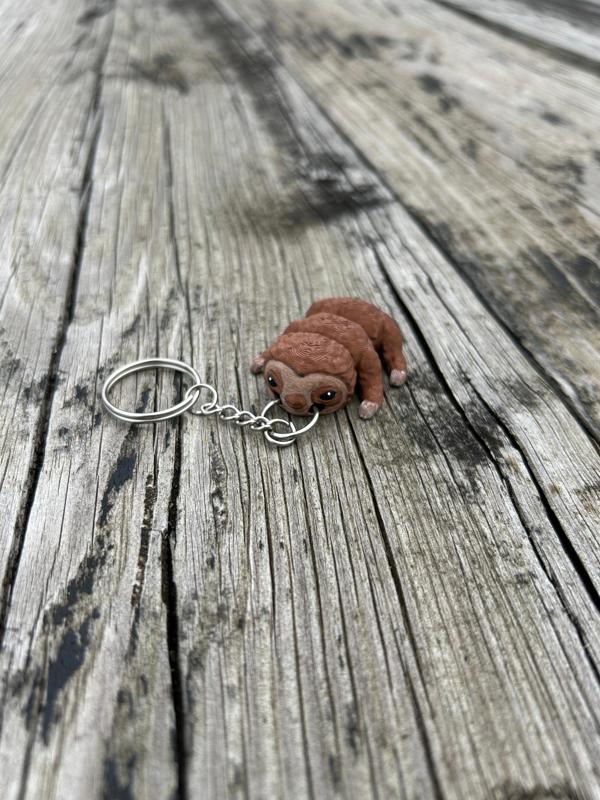 Baby Sloth Keychain with solid legs