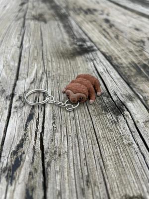 Baby Sloth Keychain with solid legs
