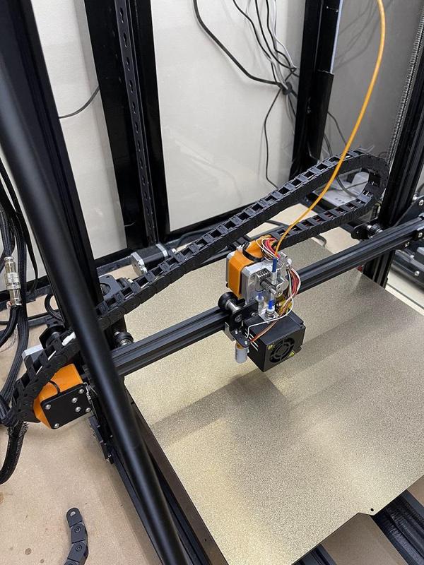 Cr-10 drag chain mounts for Microswiss Direct Drive mod.