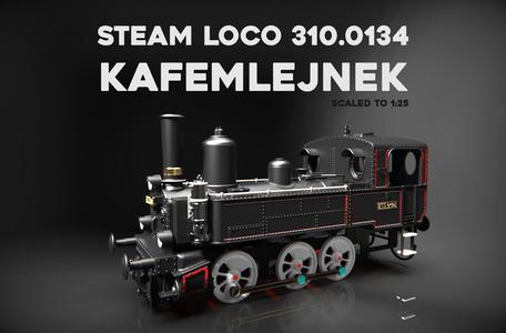 1913s Czech Steam Locomotive 310.0134 [1:25]