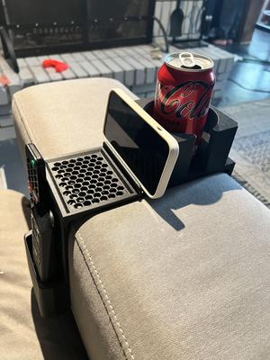  Large Couch Armrest Drink + Remote Holder (230mm)