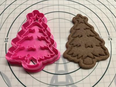 Christmas tree cookie cutter