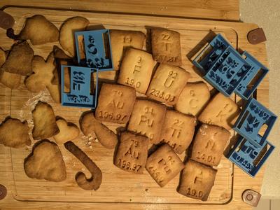 Elements Cookie Cutter - Science Periodic System