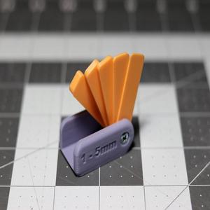 1mm to 5mm Thickness Swatch