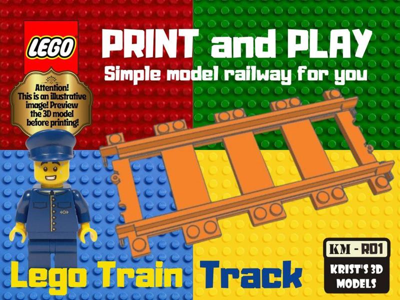 LEGO Train Straight Track