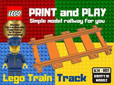 LEGO Train Straight Track