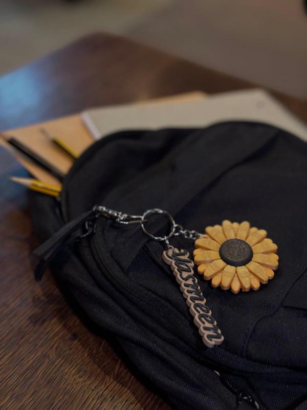 Sunflower Keychain