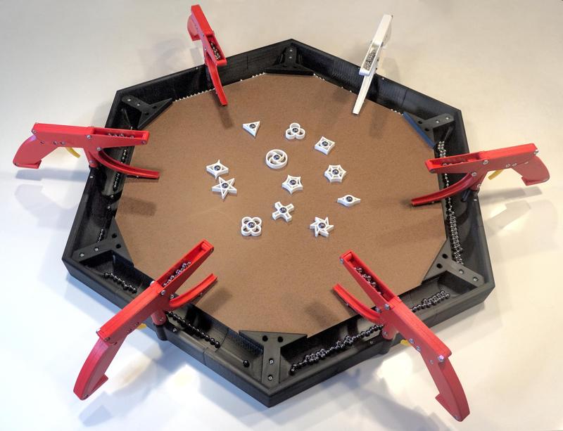 OpenFire - 2-6 Player marble hockey board game! (inspired by Crossfire)