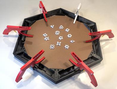 OpenFire - 2-6 Player marble hockey board game! (inspired by Crossfire)
