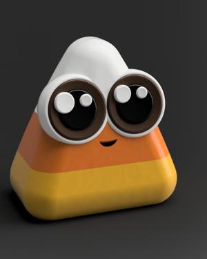 Cute Candy Corn - Print in place