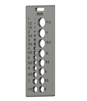 Drilling Tool, Metric Hole, 23 Holes