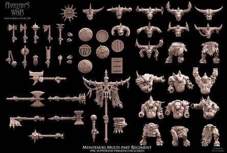 Minotaurs multi-part regiment