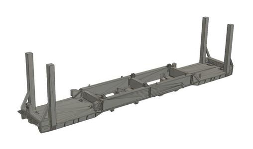 HO Scale NASA/NLAX Special SRB Flat Car