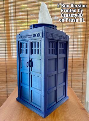 Doctor Who Tardis Tissue Box Cover 