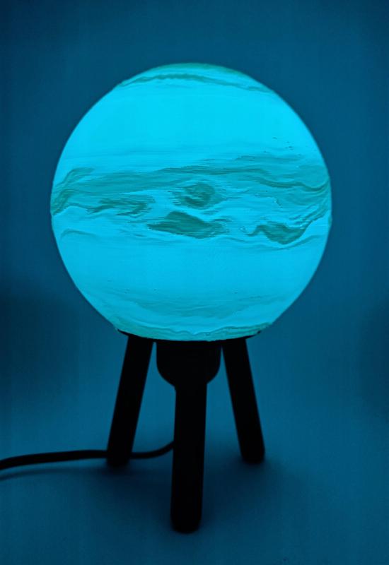 Hybrid Hanging/Desk Neptune Lamp
