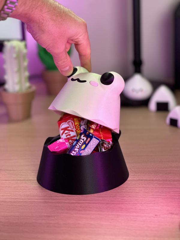 Kawaii Frog Loot Box - Print-in-Place - Holoprops