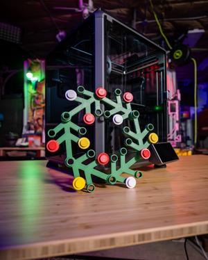 LEt'GO Holiday Wreath - Support Free Interlocking Brick Xmas Cheer!