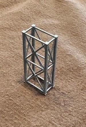 N Scale - 4' x 8' x 20' Steel Support Tower