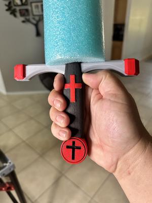 Excalibur Handle for Pool Noodle Sword Fights