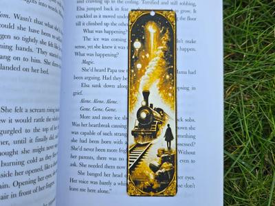 Magical Train Station 3D Printed Bookmark
