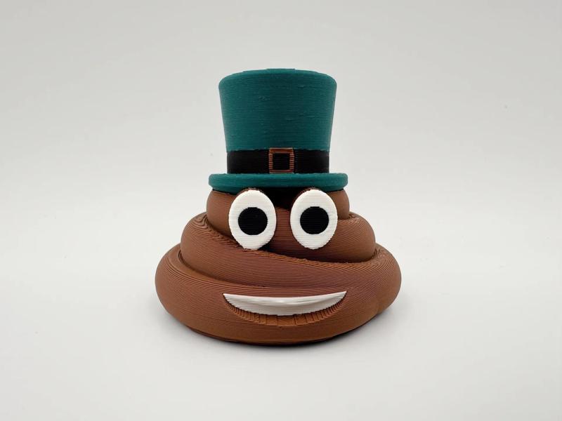Saint Patricks Day Poop Emoji