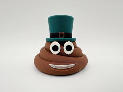 Saint Patricks Day Poop Emoji