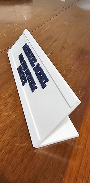 Office Name Plate and Desk Stand 